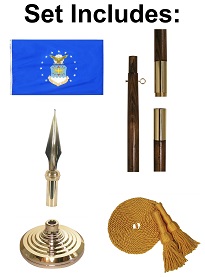 air force indoor flag set