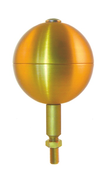 flagpole gold ball ornament top