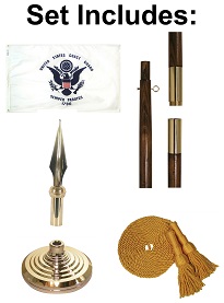 coast guard indoor flag set