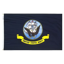 Navy Nylon Flag