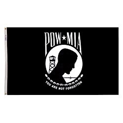 polyester pow mia flag