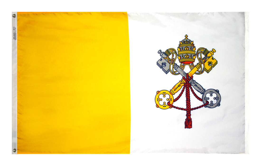 nylon christian flag