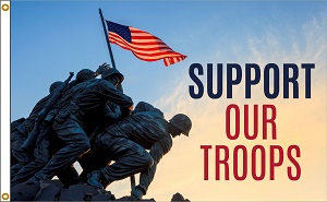 support our troops flag