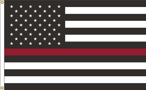 fireman thin red line flag