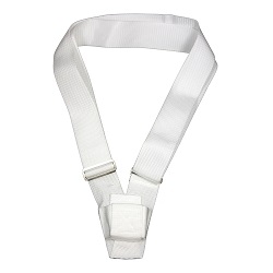 white web single belt