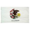 5' X 8' Polyester Illinois State Flag