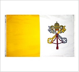 Outdoor Nylon Papal Flags