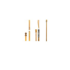 12' Varnished Fir Wooden Flagpole