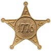 War of 1776 Aluminum Grave Marker