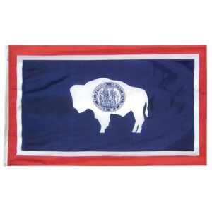 5' X 8' Nylon Wyoming State Flag