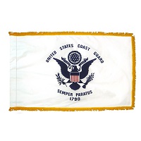 4' X 6' Indoor Nylon Coast Guard Flag