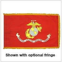 Indoor Nylon Marine Corps Flags