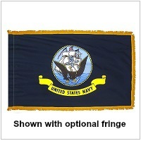 Indoor Nylon Navy Flags