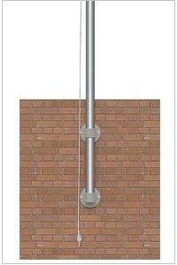 Commercial Wall Mount Flagpoles Vertical